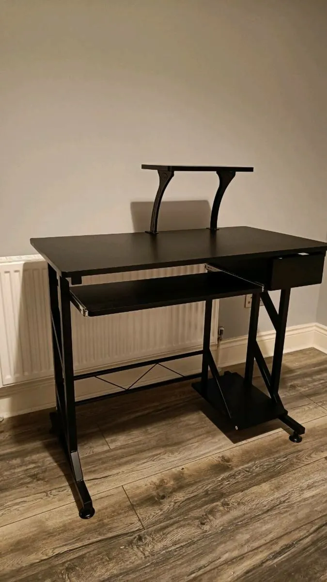 Computer Desk with Display Stand, - Image 1