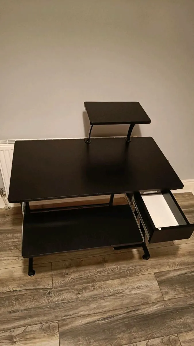 Computer Desk with Display Stand, - Image 2