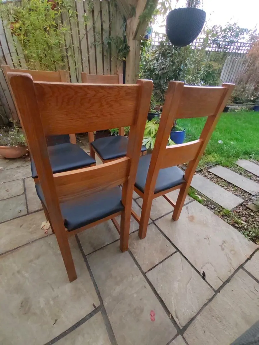 4 kitchen dining chairs - Image 2