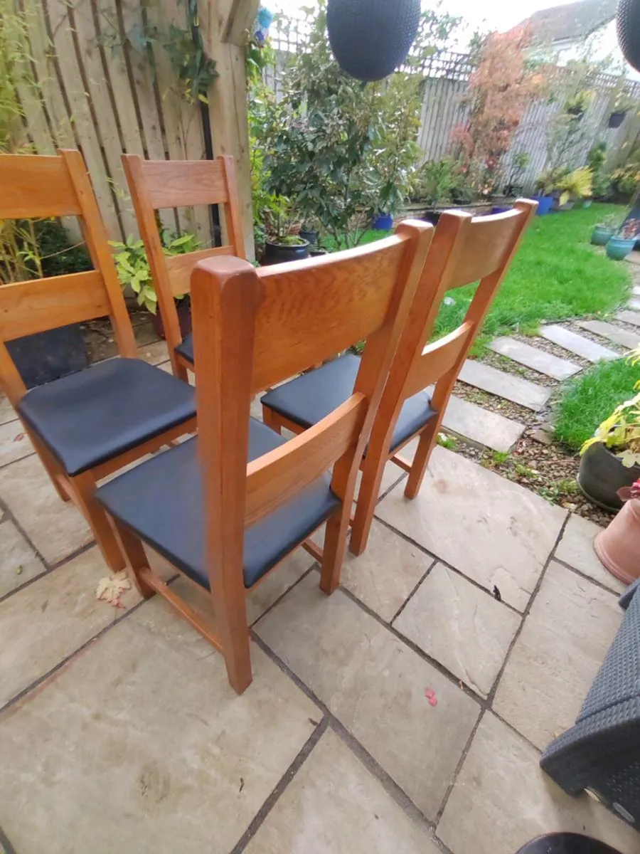 4 kitchen dining chairs - Image 4