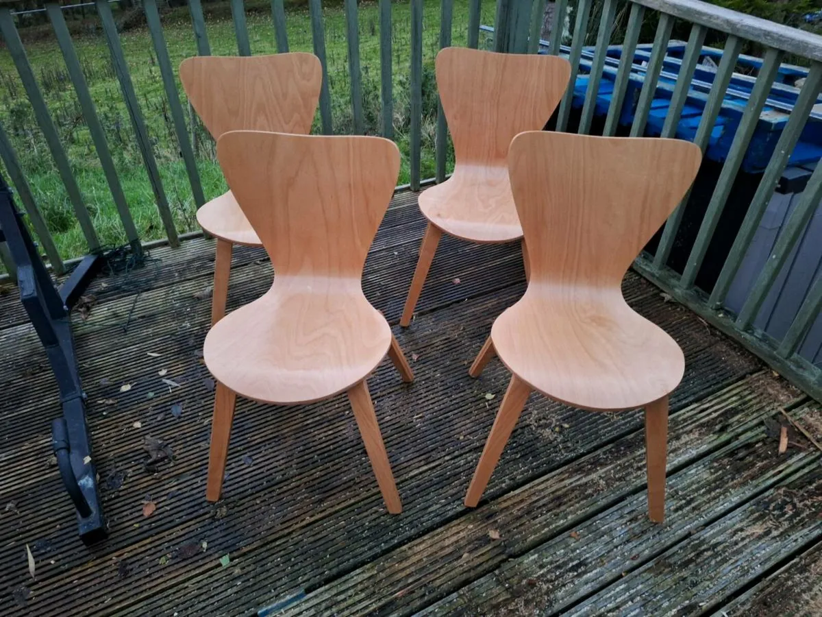 Scandinavian bentwood chairs (DELIVERY) - Image 1