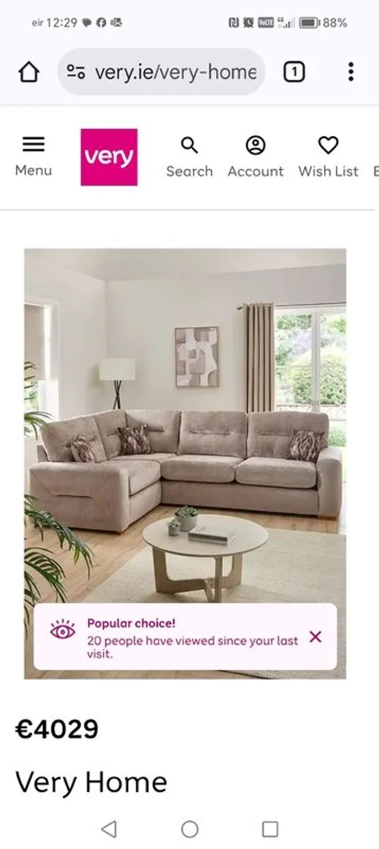 Corner sofa