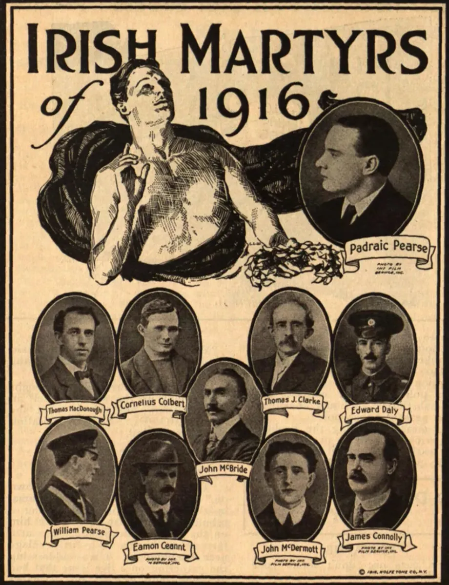 Easter Rising 1916 Metal Sign NEW