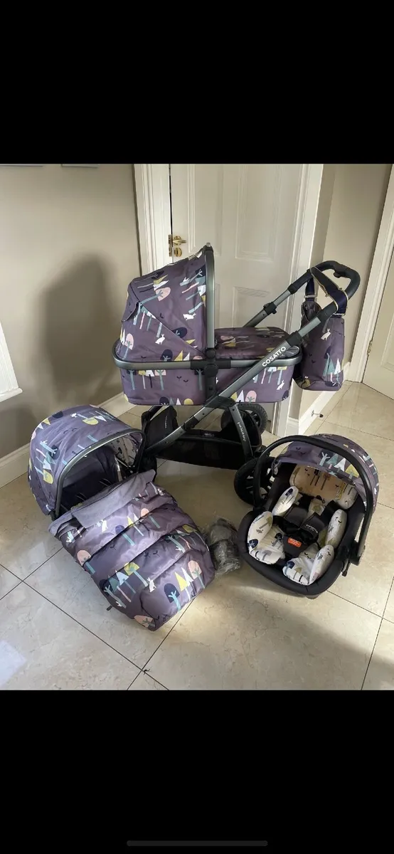 Cosatto wow Car Seat and i-Size Base Bundle Wilde - Image 1