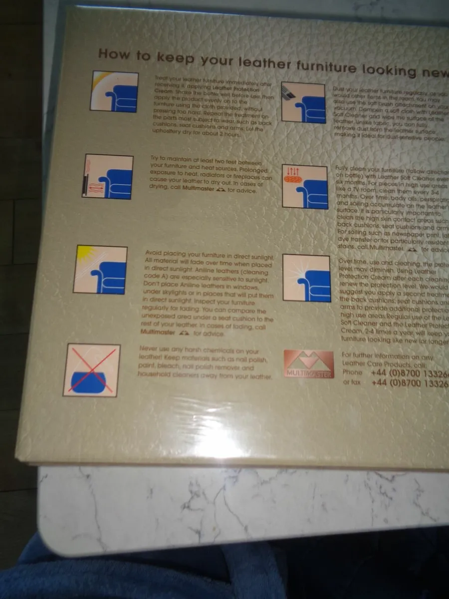 Leather Care Cleaning Kit for Sale - Image 2