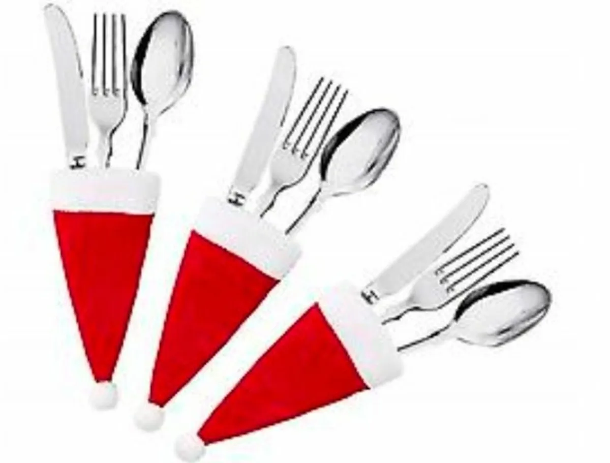 Christmas Cutlery Holders For Xmas - Image 2