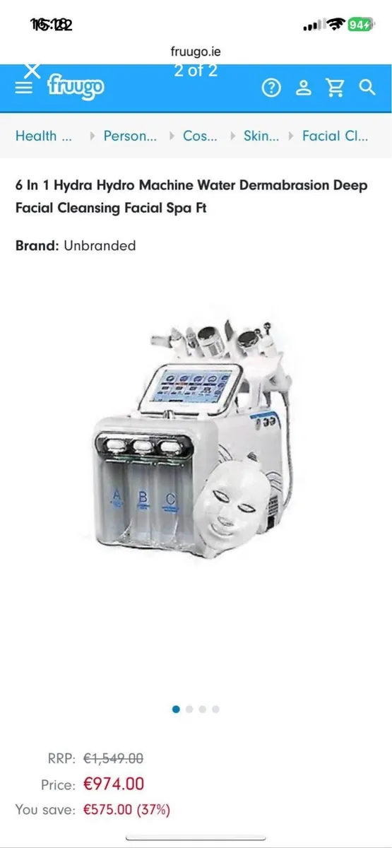 Hydrofacial professional machine