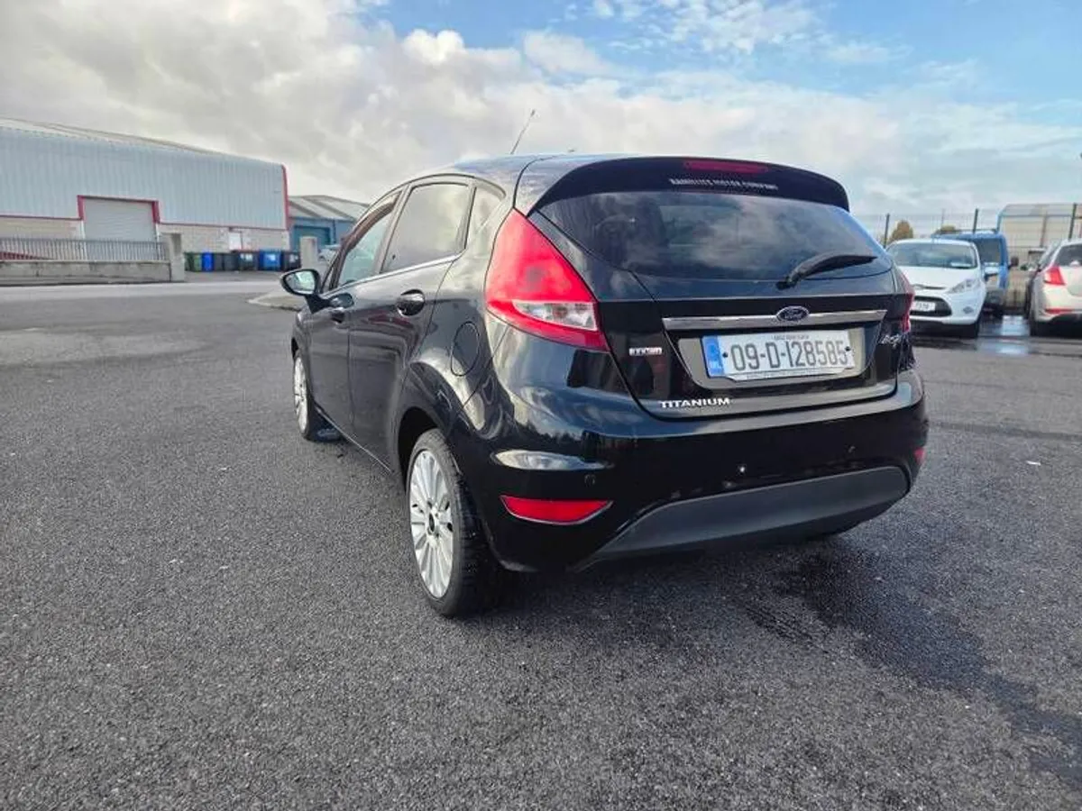 FORD Fiesta 2009 Black Titanium 1.6 Diesel NCT & T - Image 3