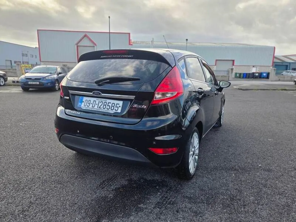 FORD Fiesta 2009 Black Titanium 1.6 Diesel NCT & T - Image 4