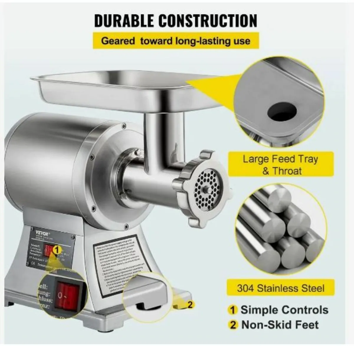 8500W Commercial Stainless Steel - Image 3