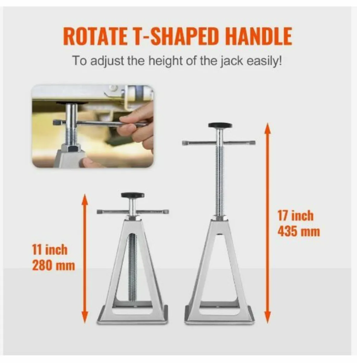 RV Stabilizer Jacks, 4 Pack Aluminum - Image 3