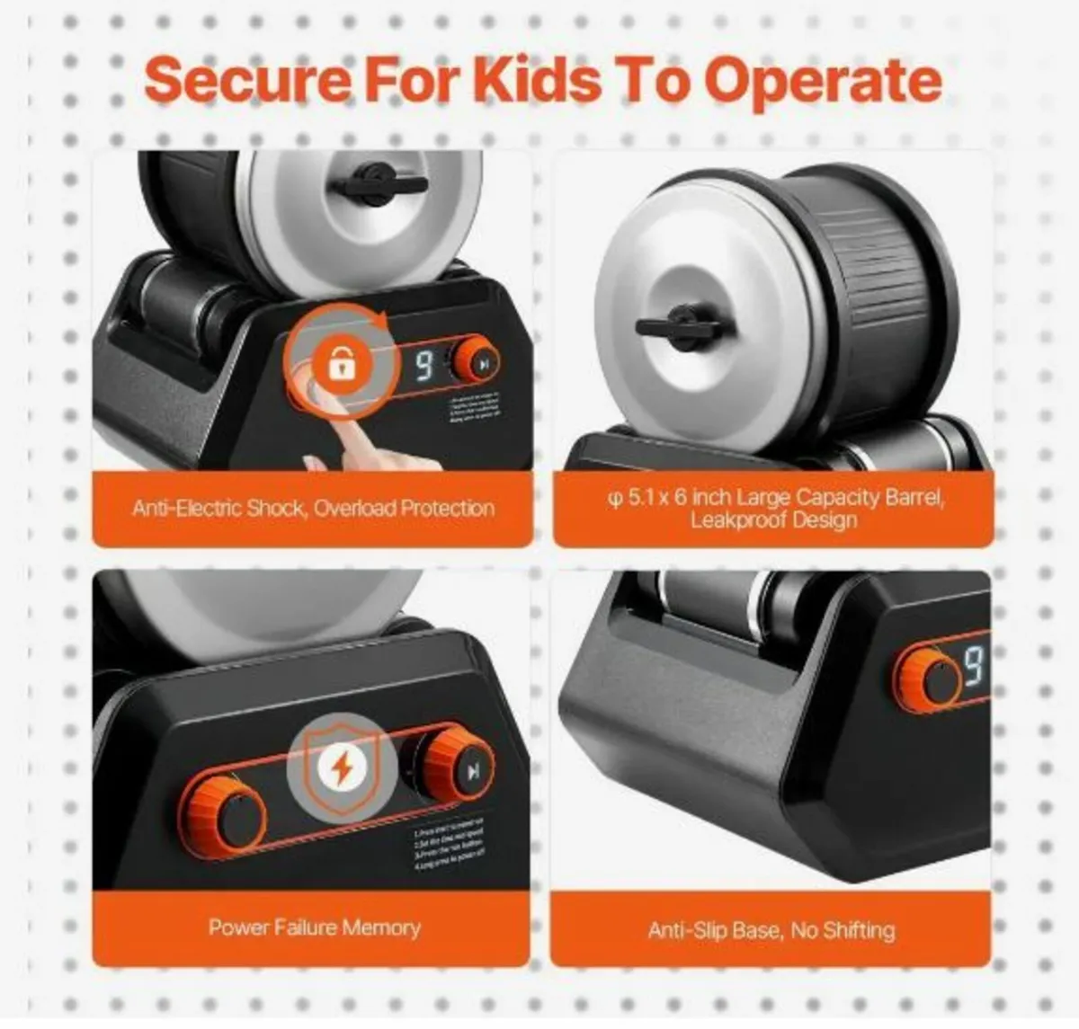 Rock Tumbler Kit, 4 lbs Rock Polishing Kit - Image 4