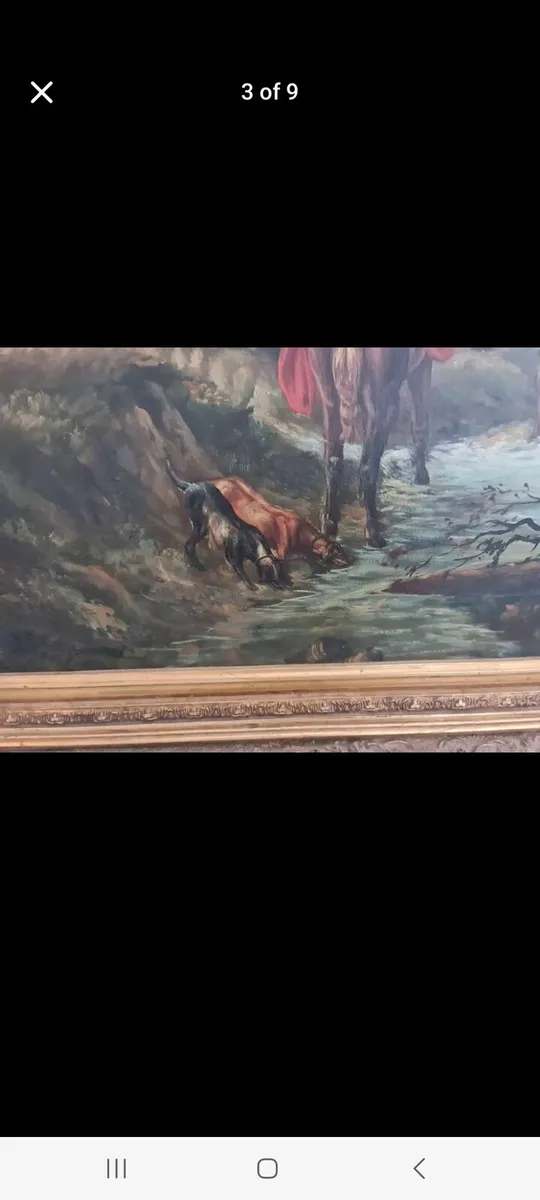 A selection of antique and vintage oil paintings - Image 2