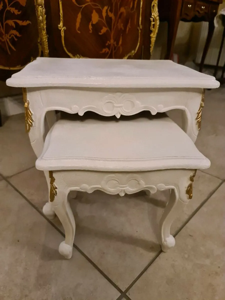 French vintage side tables - Image 2