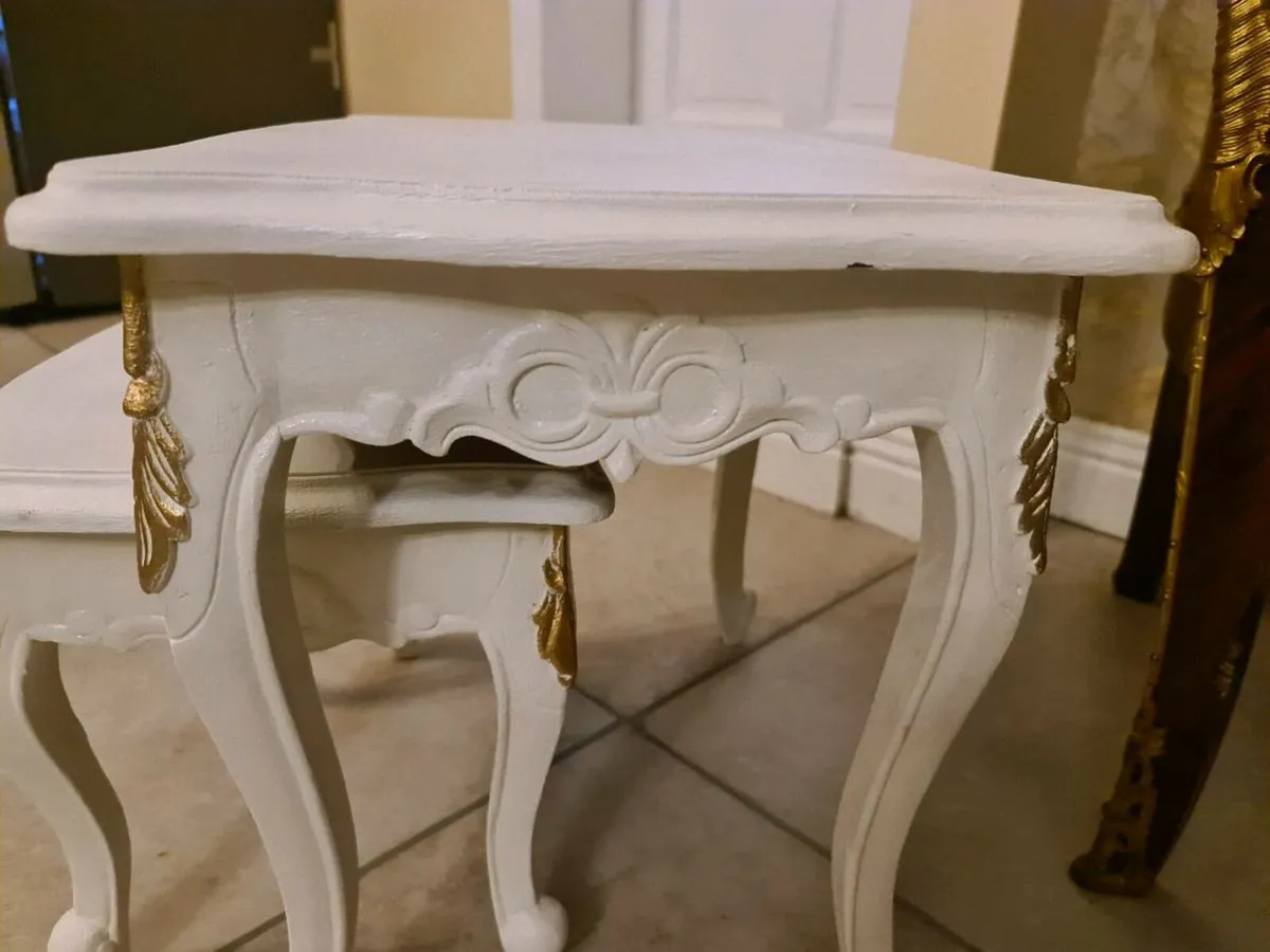 French vintage side tables - Image 3