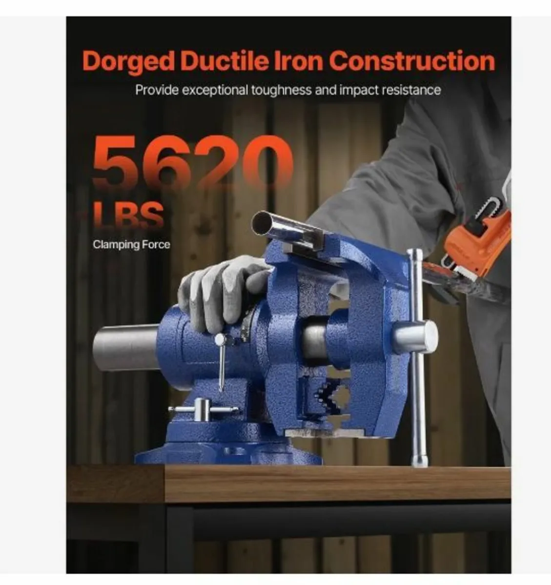 Heavy Duty Bench Vise - Image 2