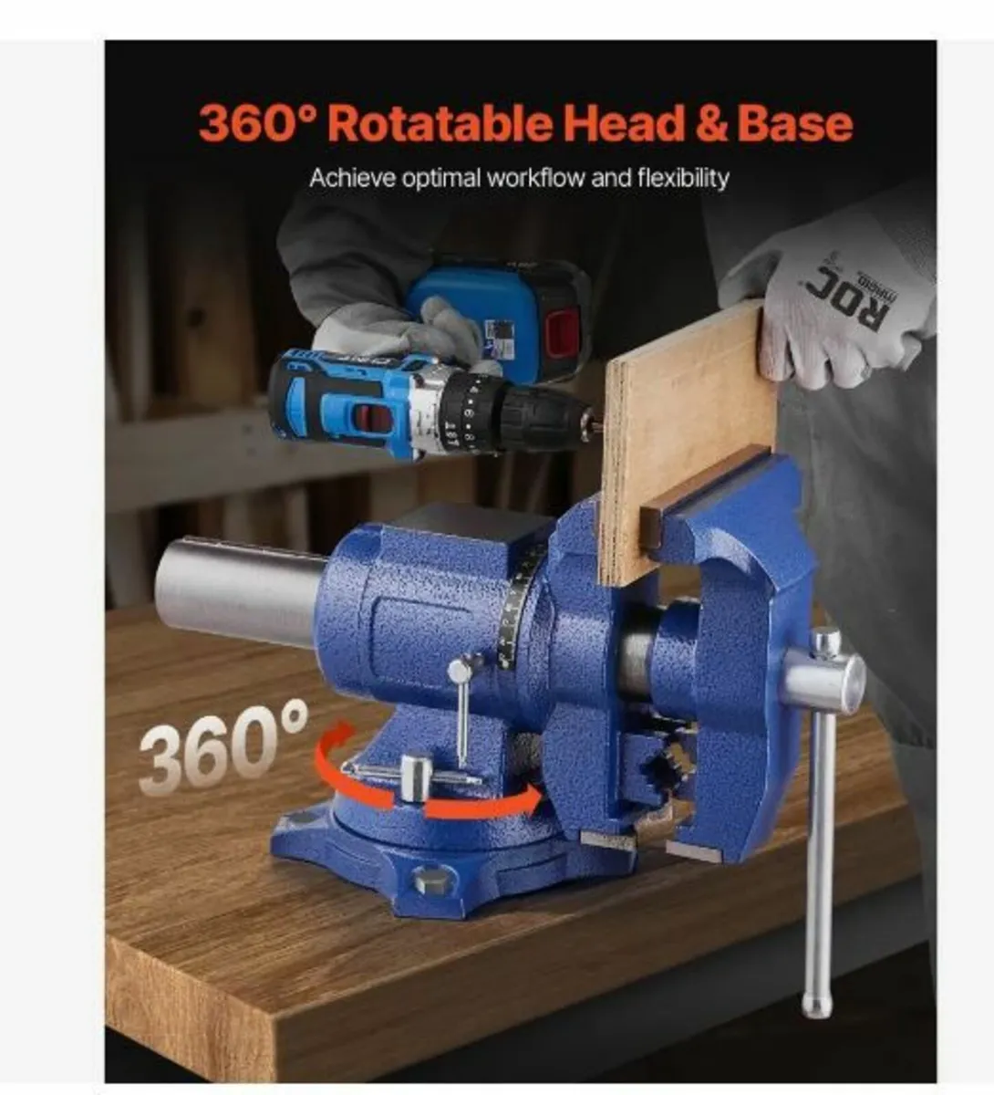 Heavy Duty Bench Vise - Image 3