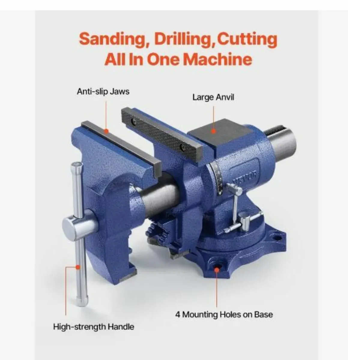 Heavy Duty Bench Vise - Image 4