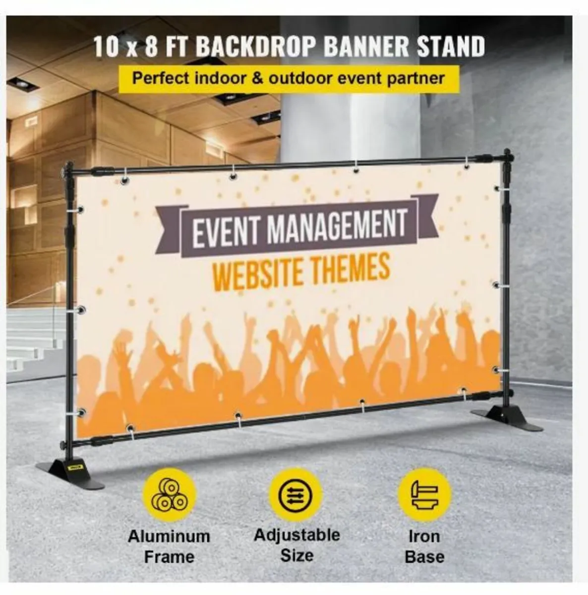 Backdrop Banner Stand Adjustable - Image 3