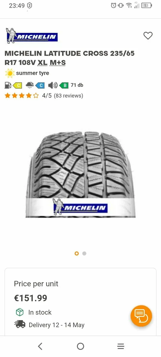 235/65/17 tyres