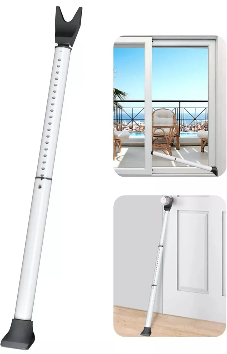Door / Patio Door Jammer Adjustable Security Bar - Image 1
