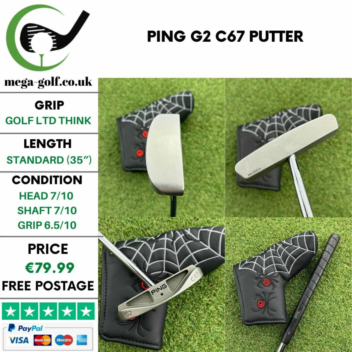 Ping G2 C67 Putter / 35″ - Image 1