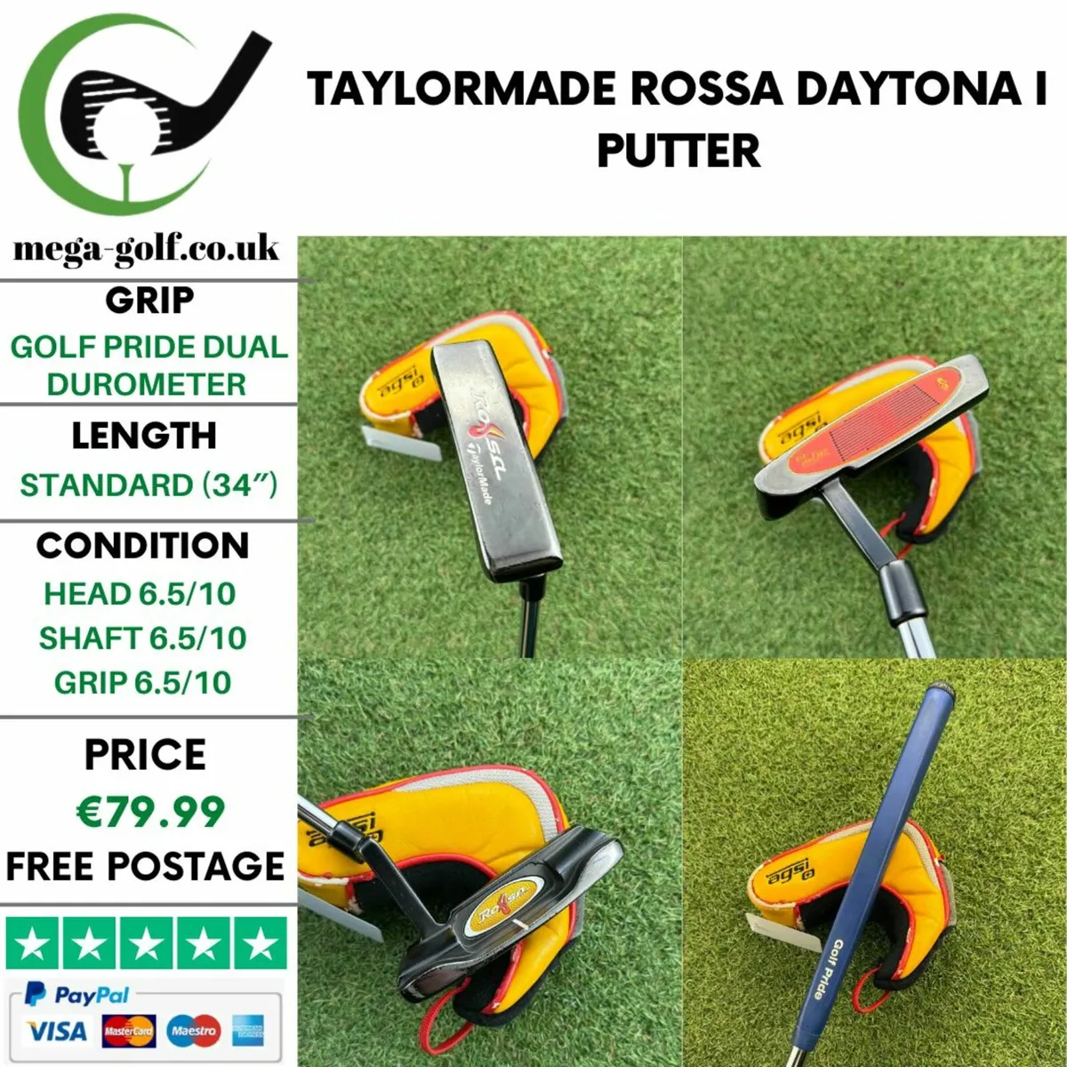 Taylormade Rossa Daytona I Putter / 34″ - Image 1