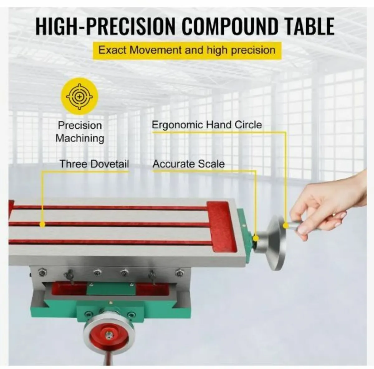 Milling Table 17.7×6.7Inch (450 x 170 mm) - Image 1