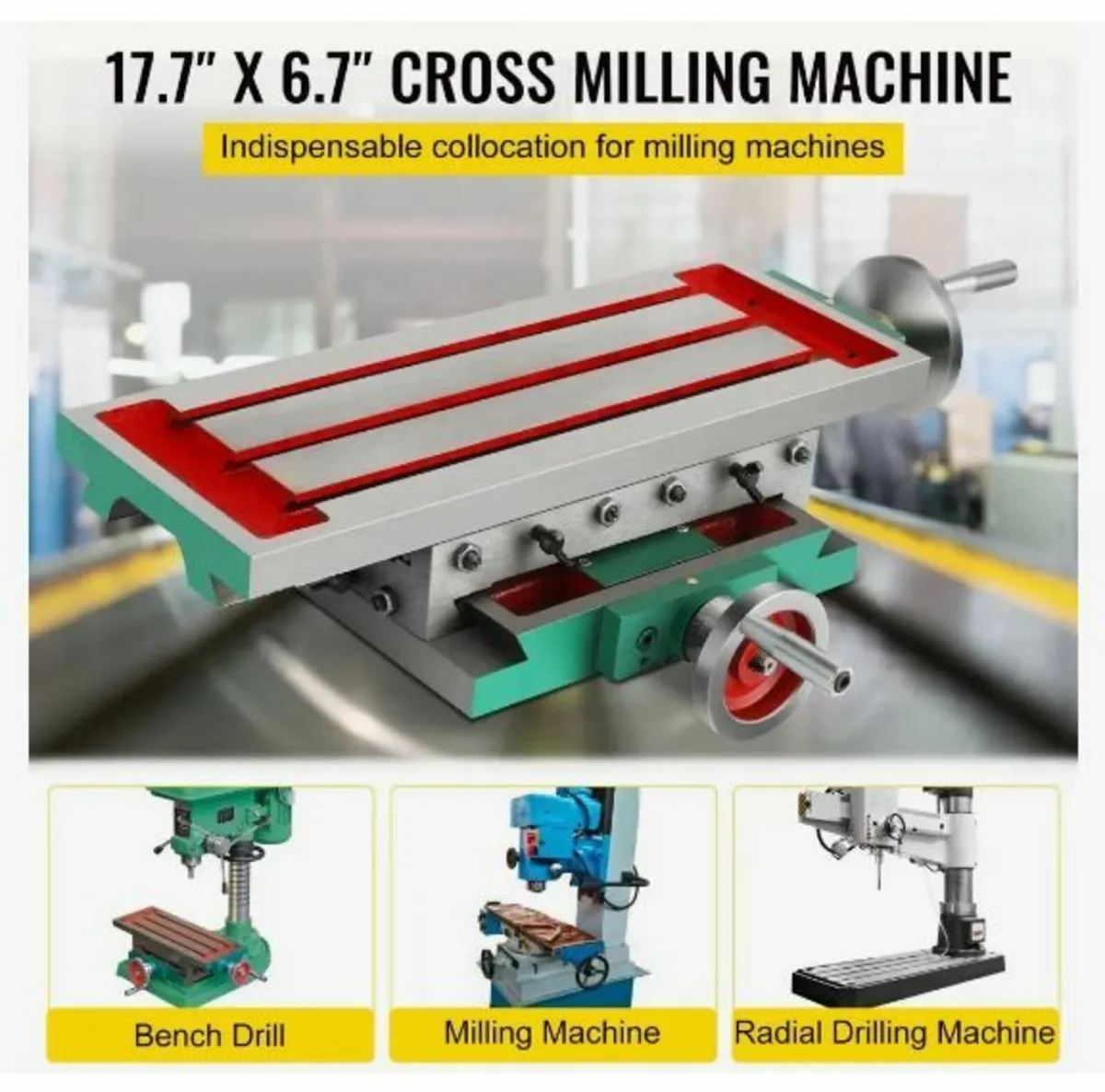 Milling Table 17.7×6.7Inch (450 x 170 mm) - Image 4