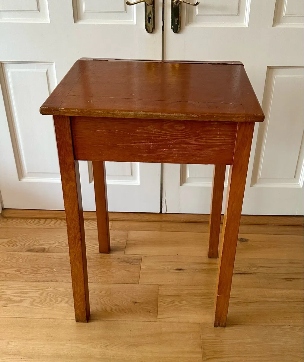 Antique school desk - Image 2