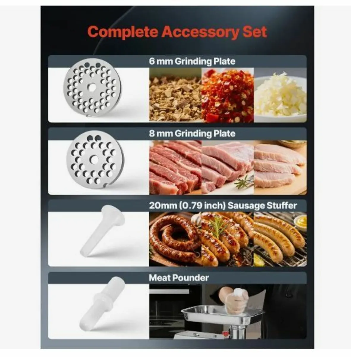 Commercial Electric Meat Grinder - Image 4