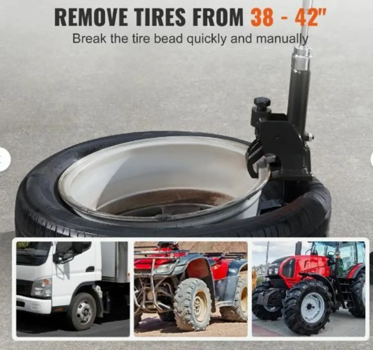 Manual Tire Bead Breaker, 96.5- 106.7 mm - Image 1