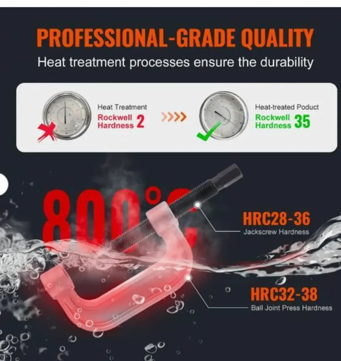 Ball Joint Press Kit, 25 pcsTool Kit - Image 2