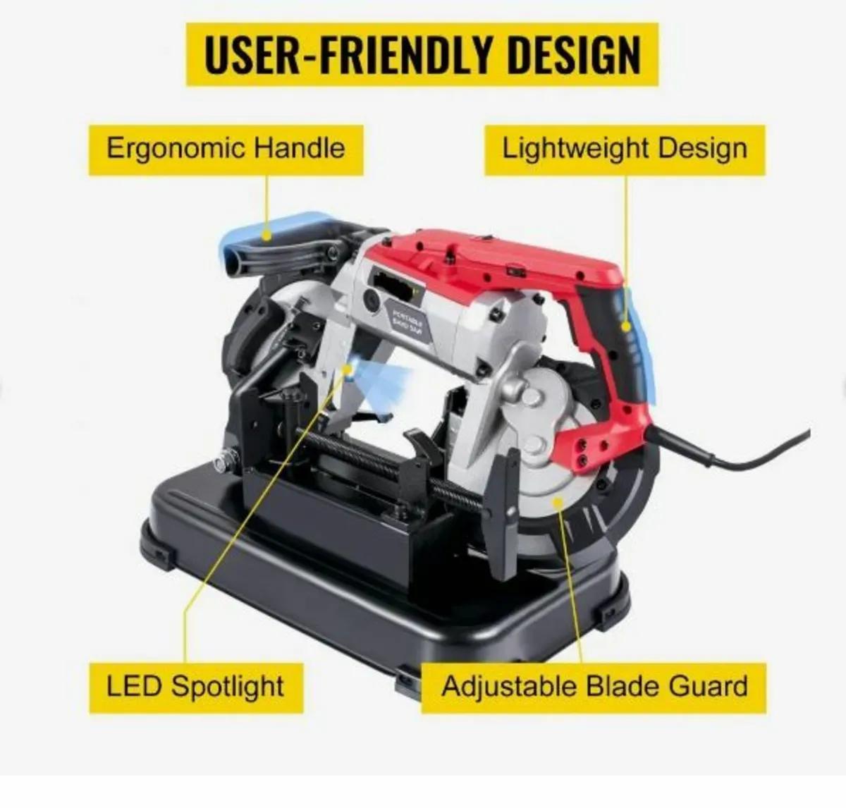 Portable Band Saw, 127 mm x 127 mm Cutting - Image 4