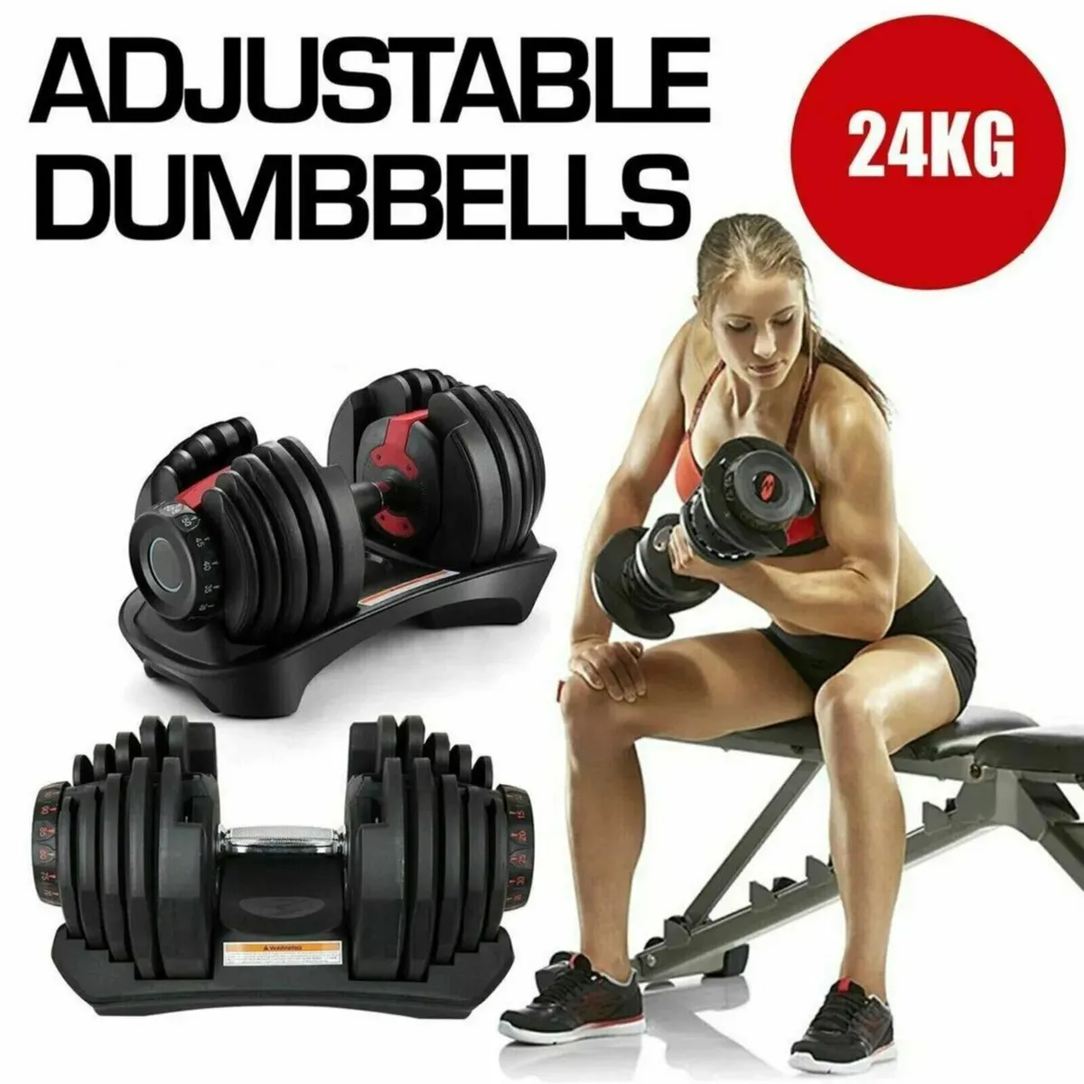 Dumbbells 24kg Brand new - Image 3