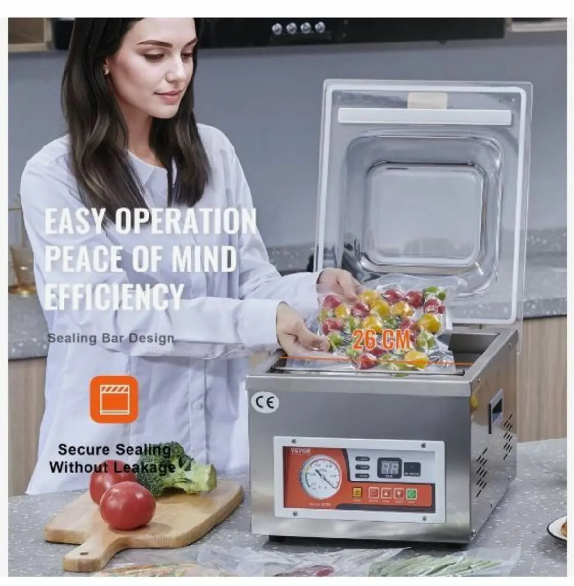 Chamber Vacuum Sealer, 260W Sealing Power - Image 3
