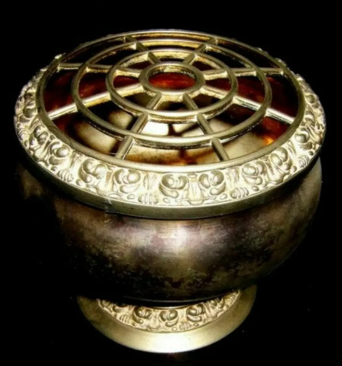 Vintage EPNS Silver Rose Bowl - Image 1