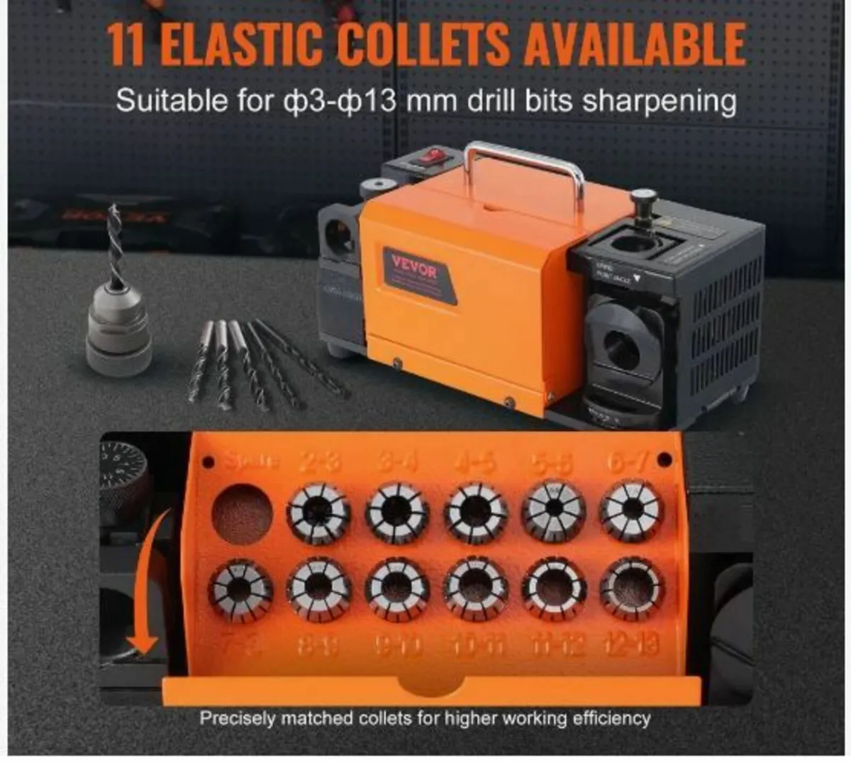 Drill Bits Sharpener, MR-13A Drill Bits Grinder - Image 2