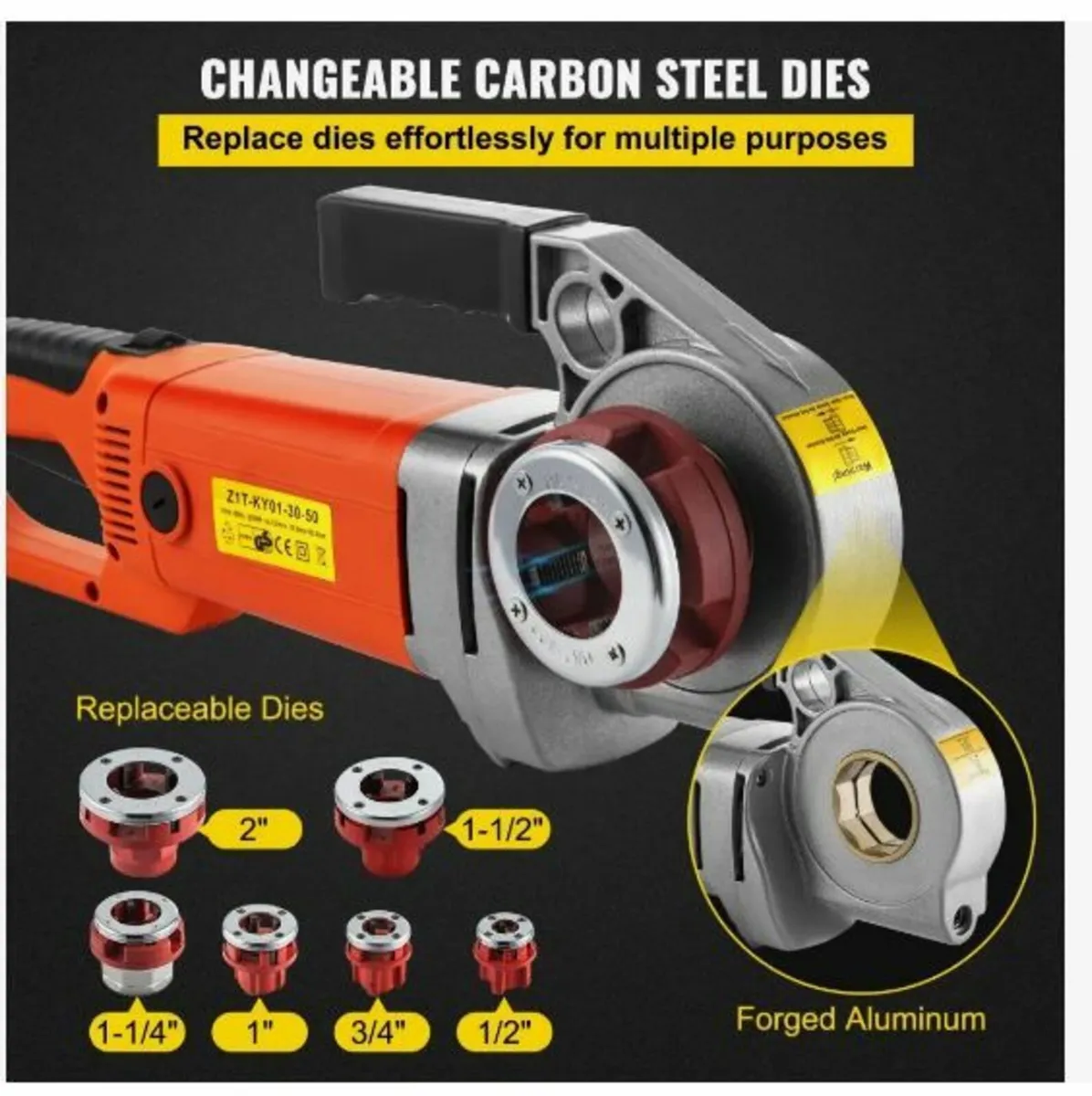 Electric Pipe Threader, 2300W - Image 3