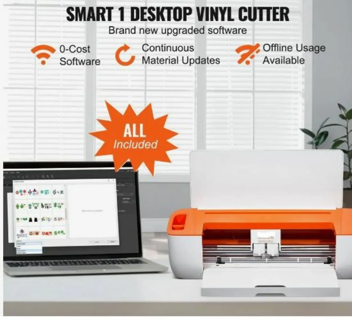 Vinyl Cutter Machine, Bluetooth Connectivity - Image 3