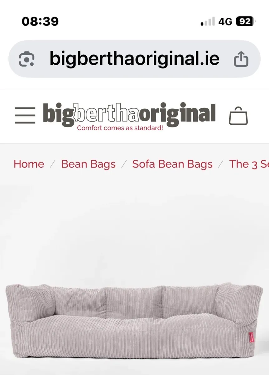 Big Bertha couch bean bag - Image 2