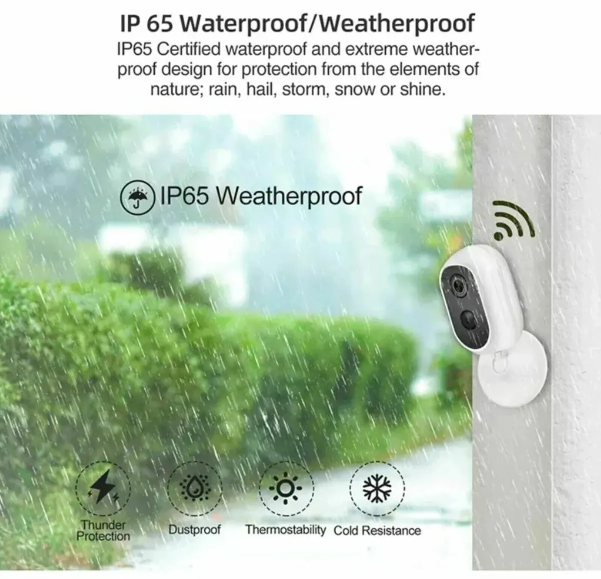 Wire Free Wifi Cctv Battery Camera wireless - Image 2