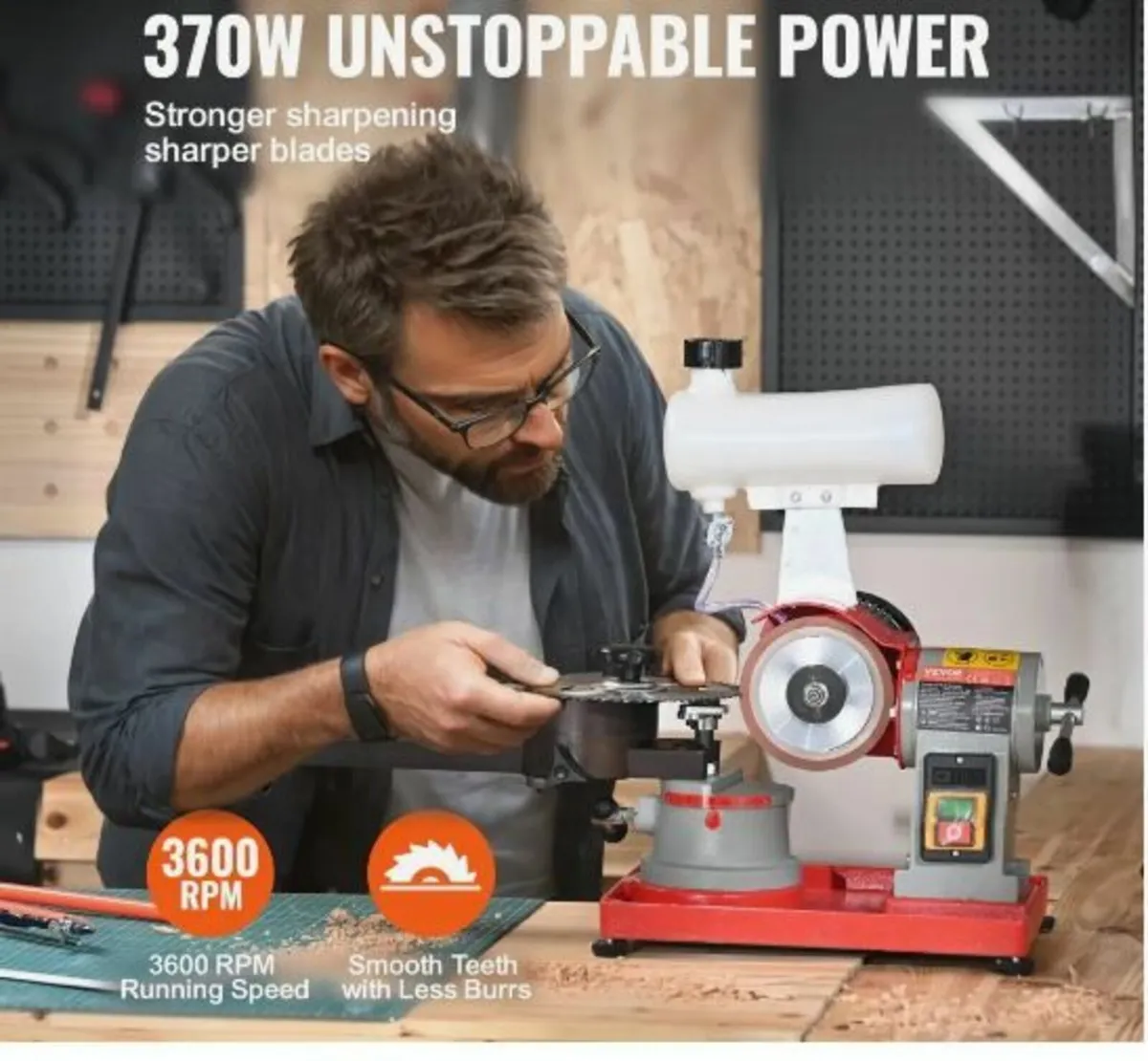 Circular Saw Blade Sharpener Grinder 370W - Image 2