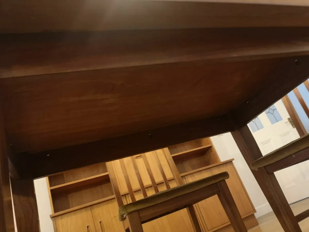 Teak dining suite - Image 3