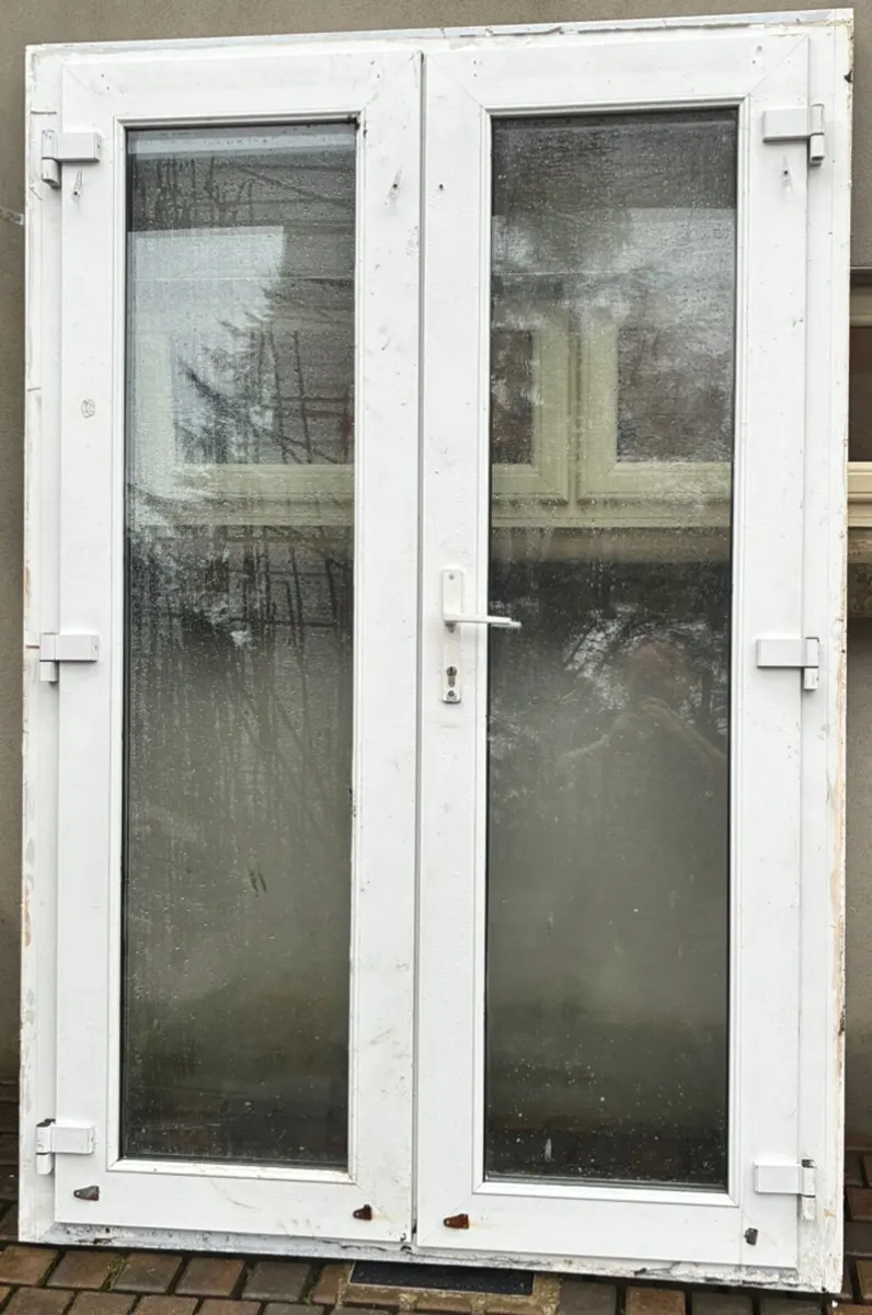 PVC double French doors - Image 1
