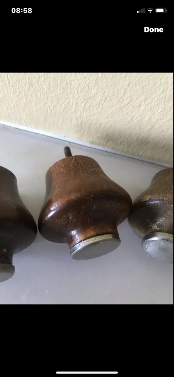Vintage Timber Drawer Knobs (4) - Image 2