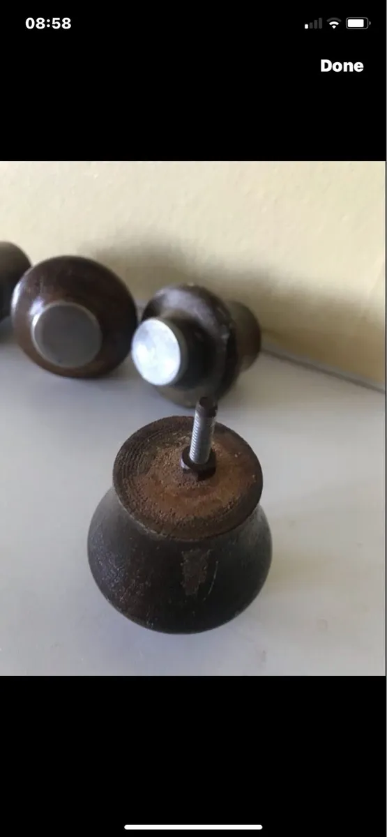 Vintage Timber Drawer Knobs (4) - Image 3