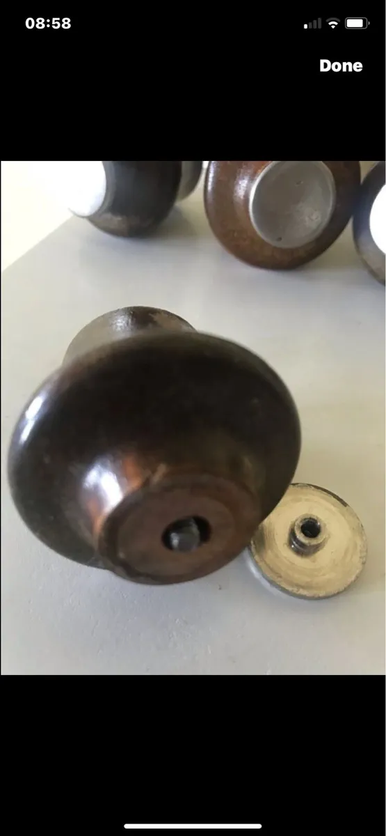 Vintage Timber Drawer Knobs (4) - Image 4