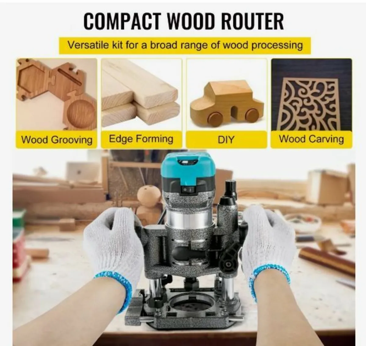Router Tool, 710W Wood Router - Image 2