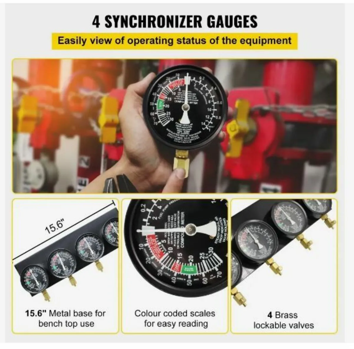 Mophorn Fuel Vacuum Carburetor Synchronize Tool - Image 3